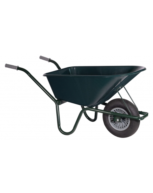 KLUS KRUIWAGEN 1 WIEL 2-PLY 100LT GROEN KUNSTSTOF