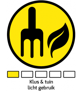 KLUS KRUIWAGEN 1 WIEL 2-PLY 100LT GROEN KUNSTSTOF