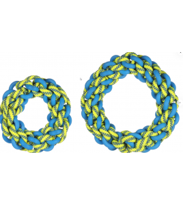 HS TOFLA RING BLAUW/GEEL S 17X17X5CM