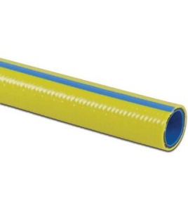 TORSINO PLUS SLANG PVC 30MM (1 1/4'') 6BAR GEEL/BLAUW 25M