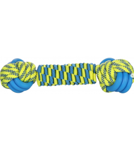 HS TOFLA KNOOPBEEN BLAUW/GEEL 28X7,3X7,3CM