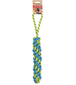 HS TOFLA TREKTOUW BLAUW/GEEL L 45X5X5CM