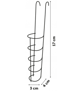 WORTELHOUDER RADIX ROOD 3X4X17CM