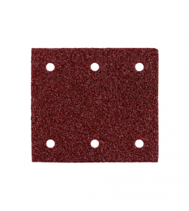 HECHTSCHUURPAPIER 115X103MM P80 GEPERFOREERD 10 STUKS