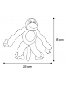 HS PLUCHE GORILLA 33X15X8,5CM
