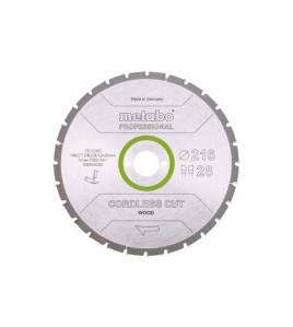 METABO CIRKELZAAGBLAD CORDLESS CUT PROF &#216;216X30 28WZ 5?NEG