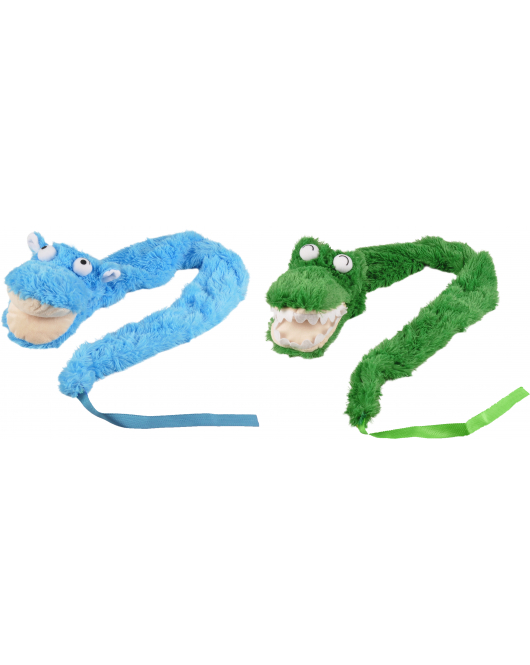 HS WAWEL PLUCHE HANDPOP GROEN/BLAUW 110CM ASSORTIMENT