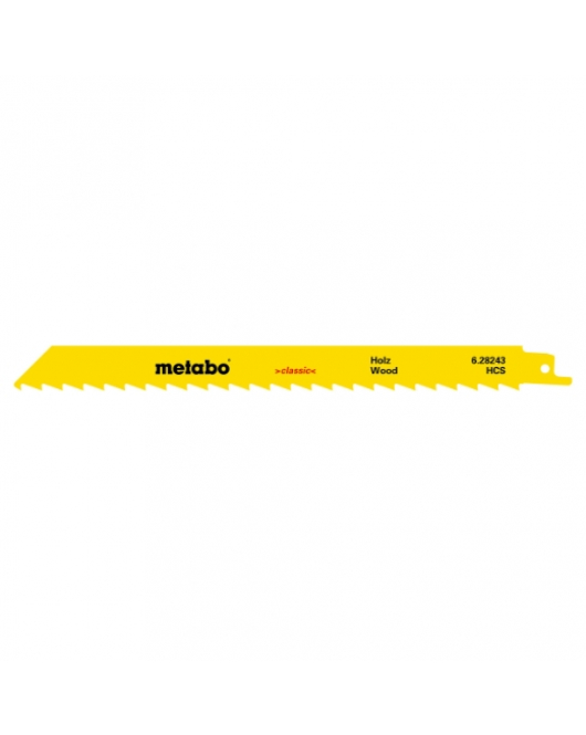 METABO RECIPROZAAGBLADEN (5 ST.) HCS 225X1,25 MM/8,5