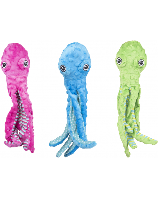 HS BUBBLY PLUCHE OCTOPUS 43CM M ASSORTIMENT