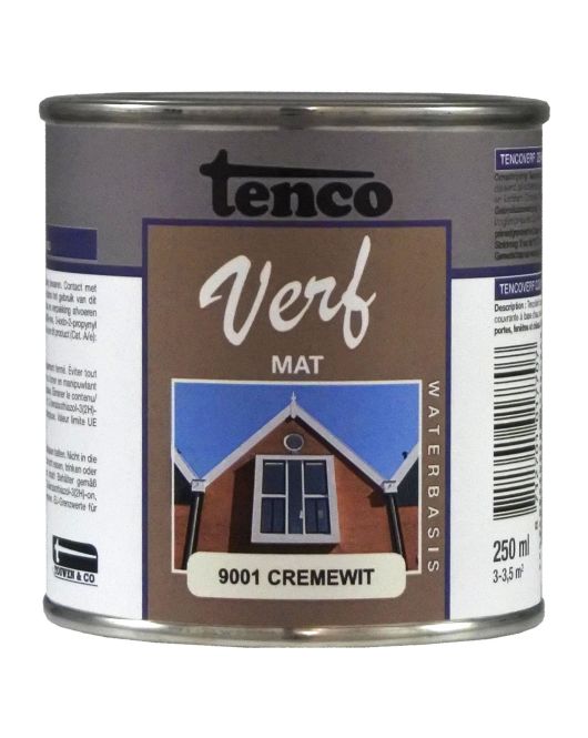 TENCOVERF WB CREMEWIT MAT 0,25L