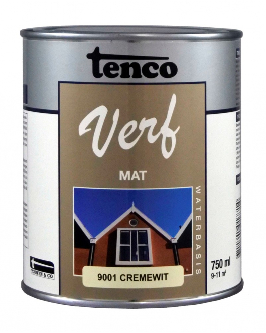 TENCOVERF WB CREMEWIT MAT 0,75L