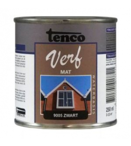 TENCOVERF WB ZWART MAT 0,25L