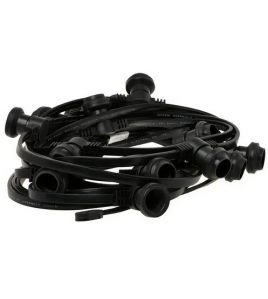 PRIKKABEL 20 METER. + FITTING 35X ZWART PRIKKABEL 20 METER. + FITTING 35X ZWART