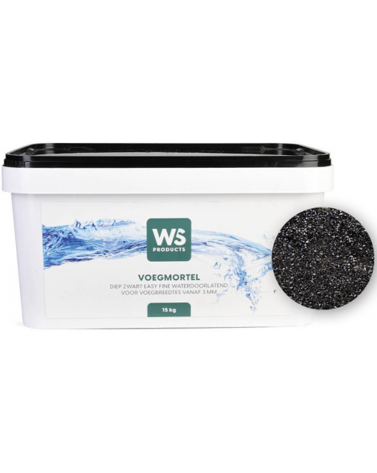 WS VOEGMORTEL EASY FINE SF DIEP ZWART 15 KG