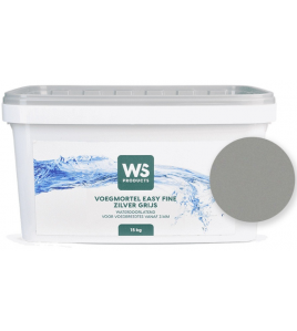WS VOEGMORTEL EASY FINE SF ZILVER GRIJS 15 KG
