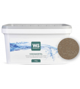 WS VOEGMORTEL EASY FINE SF STEENGRIJS 15 KG