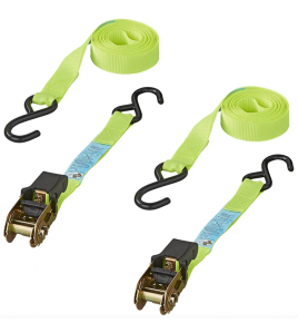 SPANBAND MET RATEL + 2 HAKEN 5 METER - SET VAN 2 STUKS