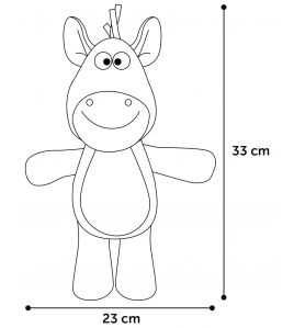 HS EZEL HUTCH GRIJS/BLAUW 33CM HS EZEL HUTCH GRIJS/BLAUW 33CM