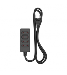 STEKKERDOOS 4X EURO 1,5M 2X1,5Q ZWT