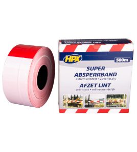 SUPER AFZETLINT - WIT/ROOD 80MM X 500M SUPER AFZETLINT - WIT/ROOD 80MM X 500M