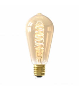 CALEX RUSTIEK ST64 GOUD FLEX FILAMENT 220-240V 5.5W 470LM 2100K E27 3-STEP DIMMING