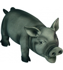 LATEX ZWIJN ZWART 22CM