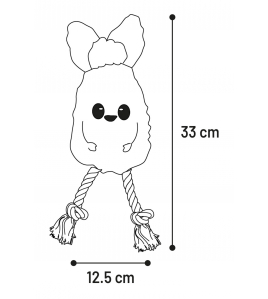 HS BUBTO ANANAS MET TOUW GEEL 12,5X7,5X33CM HS BUBTO ANANAS MET TOUW GEEL 12,5X7,5X33CM