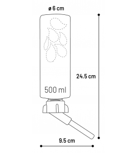 DRINKFLES SIPPY BLAUW 500ML