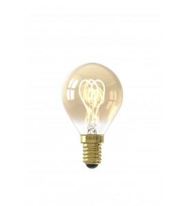 CALEX KOGEL P45 GOUD FLEX FILAMENT 220-240V 2.5W 136LM 2100K E14 DIMBAAR MET LED DIMMER