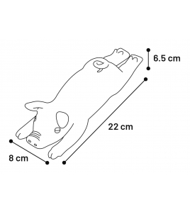 LATEX BBQ VARKEN 23CM