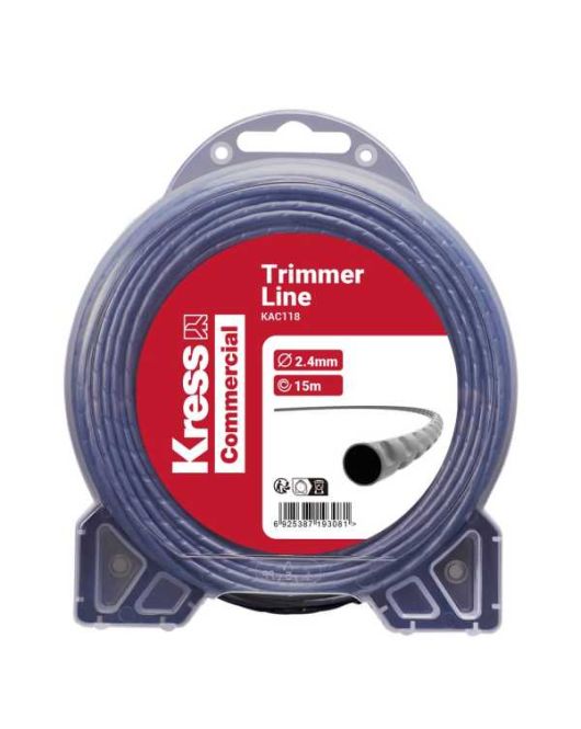 KRESS TRIMMER LINE 15MTR 2,4MM
