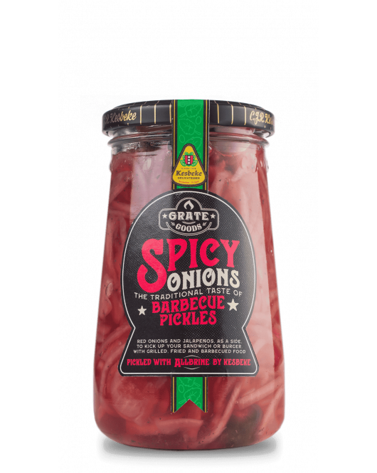 GRATE GOODS SPICY ONIONS - 370 ML