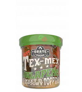 GRATE GOODS TEX-MEX JALAPE&#241;O SAVOURY TOPPING - 120 ML