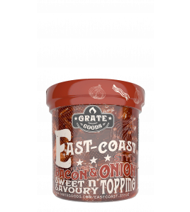 GRATE GOODS EAST-COAST BACON-ONION SAVOURY TOPPING - 120 ML