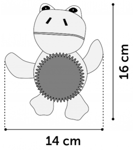 HS TPR ANDO KIKKER GROEN 16CM HS TPR ANDO KIKKER GROEN 16CM