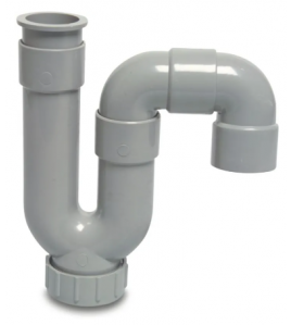 SIFON 40 MM LIJMMOF GRIJS TYPE P+S