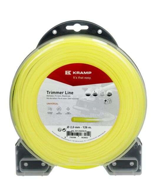 MAAIDRAAD Ø2 MM 126 M ROND GEEL KRAMP