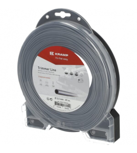 MAAIDRAAD &#216;2,5 MM 81 M ROND TITANIUM POWER GRIJS KRAMP