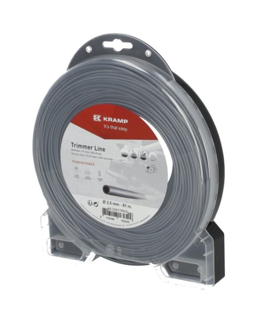 MAAIDRAAD Ø2,5 MM 81 M ROND TITANIUM POWER GRIJS KRAMP MAAIDRAAD Ø2,5 MM 81 M ROND TITANIUM POWER GRIJS KRAMP