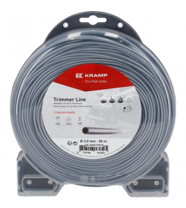 MAAIDRAAD Ø3 MM 56 M ROND TITANIUM POWER GRIJS KRAMP