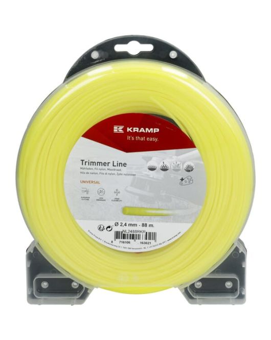 MAAIDRAAD Ø2,4 MM 88 M ROND GEEL KRAMP