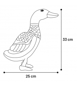HS PALOMA PLUCHE WILDE EEND 33CM HS PALOMA PLUCHE WILDE EEND 33CM