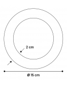 RUBBER RING 15CM ASS.