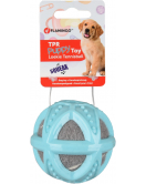 HS LOEKIE PUPPY TPR MET TENNISBAL BLAUW/GRIJS DIA.8CM