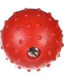 HS RUBBER BAL MET BEL+TOUW 8CM ASS.