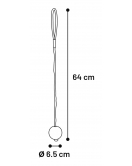 RUBBER BAL 6,3CM MET KOORD ASSORTIMENT