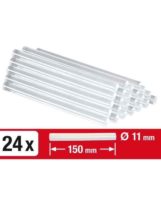 LIJMPATRONENSET - 24-DELIG - Ø11 MM / 150 MM