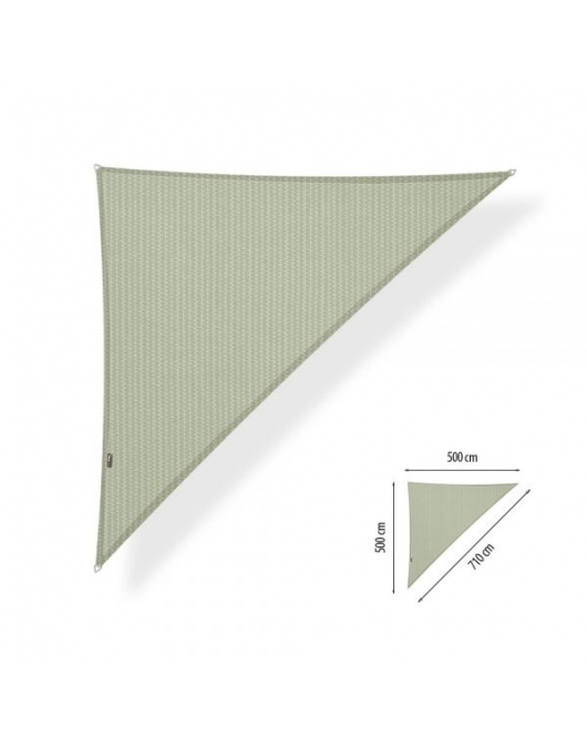SCHADUWDOEK DRIEHOEK 90° 5X5X7,1M COOL GREY