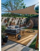 SCHADUWDOEK DRIEHOEK 90° 5X5X7,1M COOL GREY