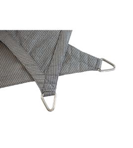 SCHADUWDOEK DRIEHOEK ONGELIJKZIJDIG 2,5X3X3,5M COOL GREY